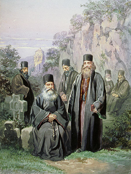 Mănăstirea Tismana - gravură istorică